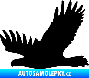 Samolepka Dravec na sklo 004 levá černá
