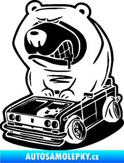 Samolepka Drift bear černá