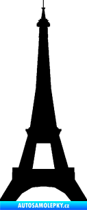 Samolepka Eifelova věž 001 černá
