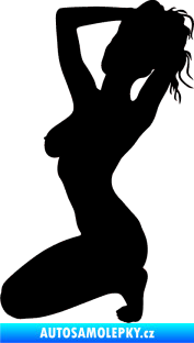 Samolepka Erotická žena 012 levá černá