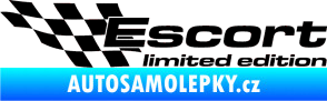 Samolepka Escort limited edition levá černá