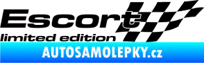Samolepka Escort limited edition pravá černá