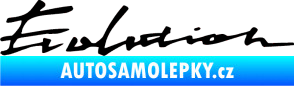 Samolepka Evolution černá