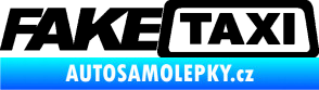 Samolepka Fake taxi nápis černá