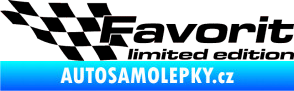 Samolepka Favorit limited edition levá černá