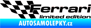Samolepka Ferrari limited edition levá černá