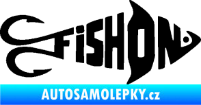 Samolepka Fish On rybička černá