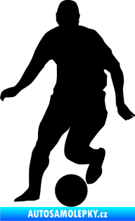 Samolepka Fotbalista 046 levá černá