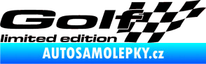 Samolepka Golf limited edition pravá černá