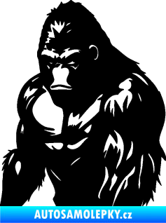 Samolepka Gorila 004 levá černá