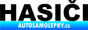 Samolepka HASIČI černá