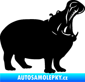 Samolepka Hroch 002 pravá černá