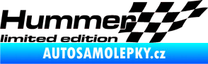 Samolepka Hummer limited edition pravá černá