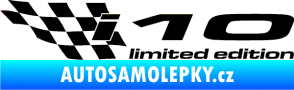 Samolepka i10 limited edition levá černá