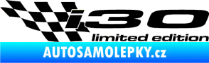 Samolepka i30 limited edition levá černá
