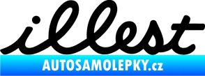 Samolepka Illest 001 černá