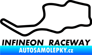 Samolepka Okruh Infineon Raceway černá