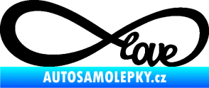 Samolepka Infinity 004 love černá