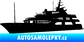 Samolepka Jachta 004 levá černá