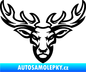 Samolepka Jelen 006 černá