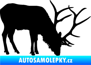 Samolepka Jelen 008 pravá černá