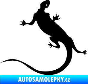 Samolepka Ještěrka 004 levá černá