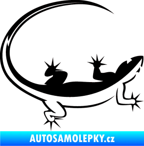 Samolepka Ještěrka 010 pravá černá