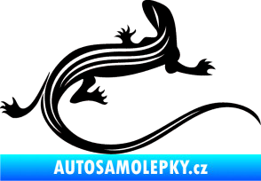 Samolepka Ještěrka 011 pravá černá
