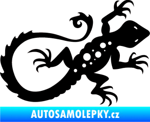 Samolepka Ještěrka 012 pravá černá