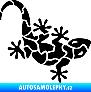 Samolepka Ještěrka 015 pravá černá