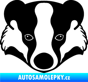 Samolepka Jezevec 001  černá