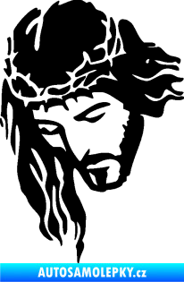 Samolepka Ježíš 003 levá černá