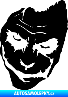 Samolepka Joker 002 levá tvář černá