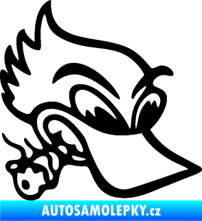 Samolepka Kačer frajer pravá černá