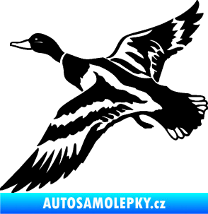 Samolepka Kachna divoká 001 levá kačer černá