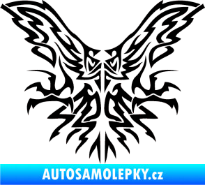 Samolepka Kapota 037 tatto dravec černá