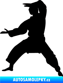 Samolepka Karate 006 levá černá