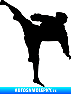 Samolepka Karate 009 levá černá