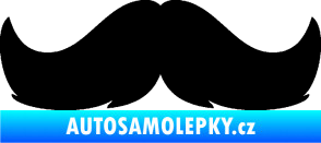 Samolepka Knír 002 movember černá