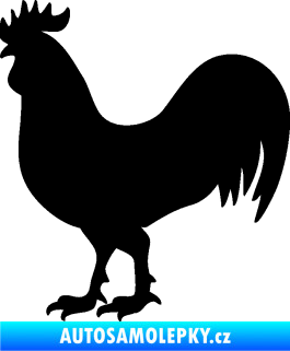 Samolepka Kohout 002 levá černá