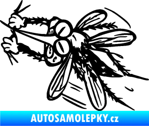 Samolepka Komár 002 levá černá