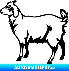 Samolepka Koza 002 levá černá
