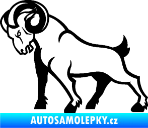 Samolepka Kozel 002 levá černá