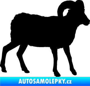 Samolepka Kozel 004 pravá černá