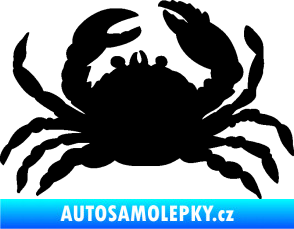 Samolepka Krab 001 pravá černá