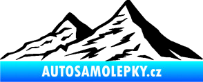 Samolepka Krajina hory 009 levá černá