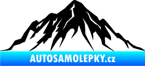 Samolepka Krajina hory 010 levá černá