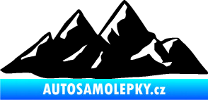 Samolepka Krajina hory 014 pravá černá