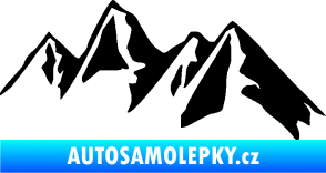 Samolepka Krajina hory 015 pravá černá