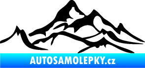 Samolepka Krajina hory 017 levá černá